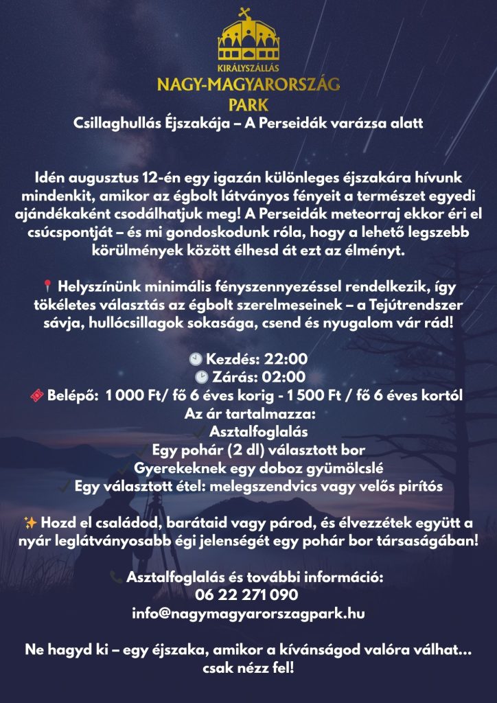 csillaghullás szórólap