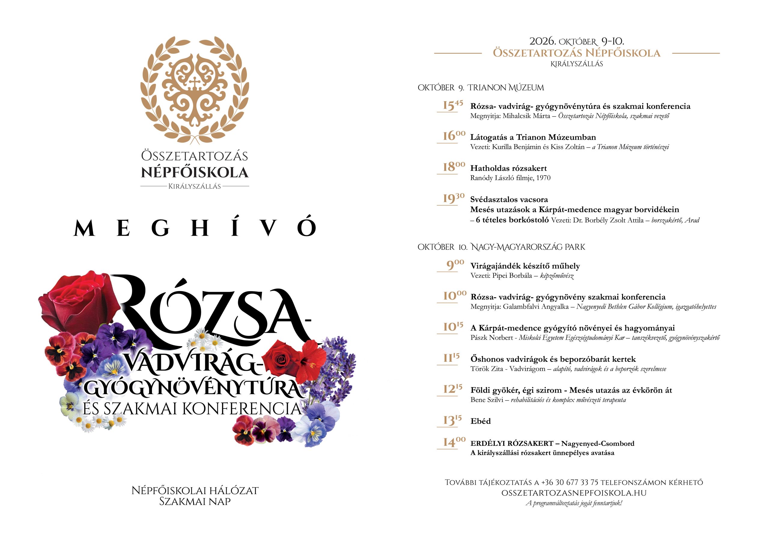 rozsa vadvirag gyogynovenytura szakmai konferencia meghivo rozsa vadvirag gyogynovenytura szakmai konferencia meghivo