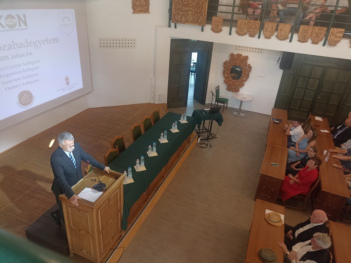 Kövér László, az Országgyűlés elnöke előadása